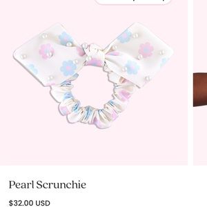 NWT Stoney Clover Lane Pearl scrunchie